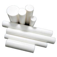 Barre ronde solide en PTFE pur, 100 % vierge, extrudée, antiadhésive, faible friction, résistante aux produits chimiques, qualité thermofusible, vente en gros