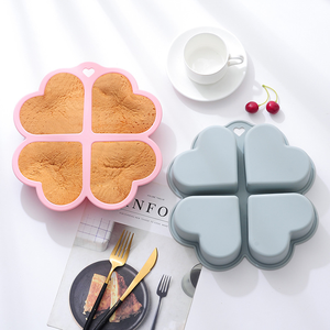 Customized Heart Shaped Reusable Non-Toxic Silicone 1-Piece <b>Cake</b> Pan & Toast <b>Mold</b> for Easy Demoulding of Jelly and Muffin - Product Image 3