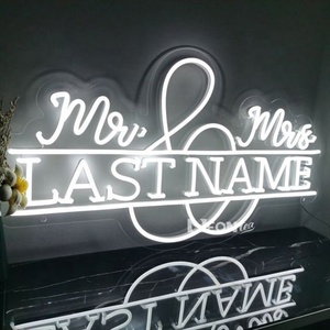 Design libre Vente en gros Personnalisé Joyeux Anniversaire Acrylique Led Néon Signe C'était toujours vous Enseignes Néon d'extérieur - Product Image 3