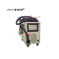 Nouvelle machine de soudage laser à fibre portative PFT PA-1000 monobloc à refroidissement par air 500W avec garantie de 2 ans et alimentateur de fil léger intégré