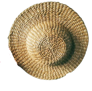 Sombreros de jacinto de agua para mujer, sombreros de moda hechos a mano de viaje, playa, Verano - Product Image 5