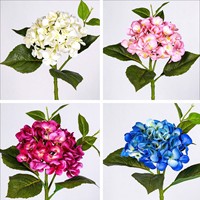 Fleur artificielle d'hortensia en film photographique, grande, douce, faite à la main, moderne, pour mariage, décoration intérieure, Saint-Valentin