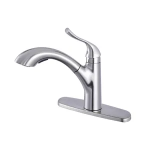 Pull Out Health Artistic Bathroom Sink Brass Water Kitchen Mixer Faucets with Pull-out Spout