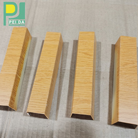 Modernas Placas de Techo Extensibles Lineales de Aluminio, Techo Falso Suspendido para Hoteles y Edificios de Oficinas