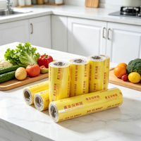 Film alimentaire en PVC, film étirable, film alimentaire en rouleau jumbo, film rétractable 35cm*300m, qualité alimentaire, écologique