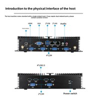 Mini PC con Procesador Intel I7, PfSense, 2 LAN 2.5G, NVMe SSD, DDR4, Sin Ventilador, Mini Ordenador Barebone Integrado