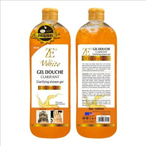 Gel douche <span class=keywords><strong>éclaircissant</strong></span> et exfoliant pour le corps, best-seller. Lotion corporelle au collagène et à la rose 1000ml. - Product Image 4
