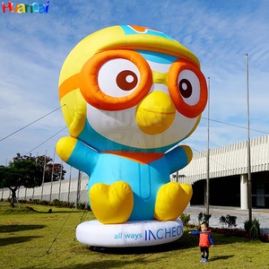 Gigante 10M publicidad personalizada inflable Pororo el pequeño pingüino modelo de dibujos animados inflable para la venta - Product Image 2