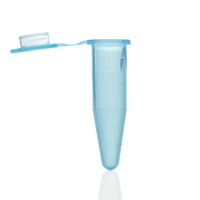 Tube de microcentrifugation en plastique de laboratoire à prix abordable, 1,5 ml, avec couvercle connecté