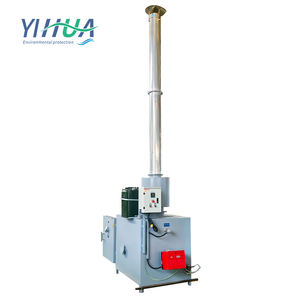 Control de olores de acero inoxidable al mejor <span class=keywords><strong>precio</strong></span>, sin humo, 100Kg por hora, incinerador económico de residuos de pollo muerto para granja de mascotas - Product Image 6