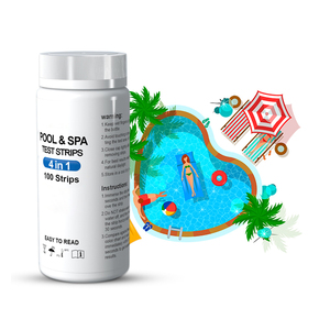 Kit de Tiras Reactivas 4 en 1 <span class=keywords><strong>para</strong></span> <span class=keywords><strong>Piscinas</strong></span> - Mide <span class=keywords><strong>Cloro</strong></span> Libre, PH, Ácido Cianúrico y Alcalinidad Total <span class=keywords><strong>para</strong></span> el Mantenimiento de <span class=keywords><strong>Piscinas</strong></span> y Spas - Product Image 6
