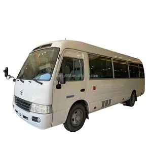 Hot Selling Good Condition gasoline 10-23 Seats luxury Toyota Coaster business Bus City Bus Mini Bus For Sale