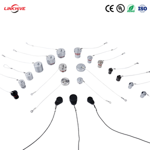 OEM 设计连接器保护器黑色金属/不锈钢/硅胶螺丝盖防尘帽配件适用于面板安装插头插座 - Product Image 1