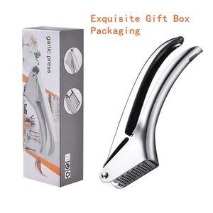 Gran oferta, prensa de ajo <span class=keywords><strong>Manual</strong></span> de alta calidad, <span class=keywords><strong>picadora</strong></span> de ajo de acero inoxidable, exprimidor de ajo, trituradora basculante Valkosipulip - Product Image 5