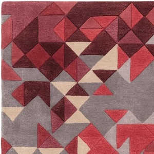 Tapis de salon classique moderne avec tapis en velours doux antidérapant coupe pile machine - Product Image 3