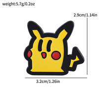 Bros Pin Anime Kartun Monster Elf dari Paduan Seng Berlapis Elektroplating dengan Cetakan Letterpress, Badge Kreatif Gengar Enamel, Pin Lucu untuk Tas