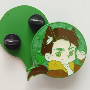 Kun Shan Factory Wholesale Fan Anime Security Soft Hard Quality Pin Metal Custom Badge