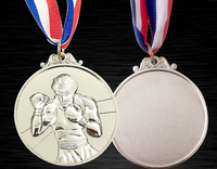 Médailles de boxe personnalisées, médailles sportives pour événements commémoratifs de compétitions, médailles vierges à graver avec logo, trophée