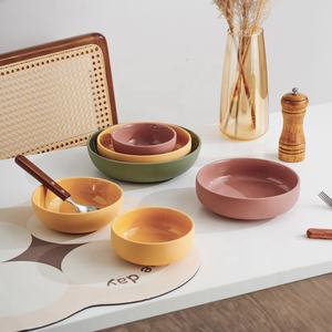 Peralatan makan porselen, Set peralatan makan untuk rumah dan Dapur, piring makan keramik aman dan Kit cangkir, piring porselen - Product Image 5