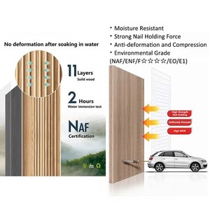 Pannello Decorativo in Legno di Quercia Padova ZD con Grana Sincronizzata e Texture in Rilievo, Compensato Rivestito con Film Melaminico - Product Image 3