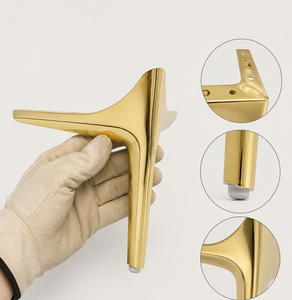Pieds de table et de <span class=keywords><strong>canapé</strong></span> en alliage chromé, durables, pour mobilier de bureau, salon, chambre, salle à manger, hôpital, cuisine - Vente chaude - Product Image 5
