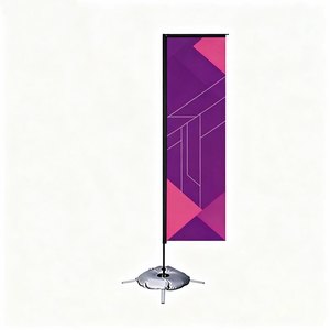 Bandera Rectangular de Playa, Bandera Voladora Promocional, Diseño de Logotipo Personalizado, Poliéster, Banderas de Plumas de Aluminio para Exteriores - Product Image 6