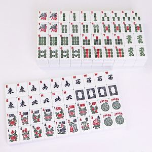 American <b>Mahjong</b> <b>Set</b> 30mm 166pcs Melamine Tiles Jewish Community Style Spanish Version <b>Mahjong</b> for Home Party Gift - Product Image 1