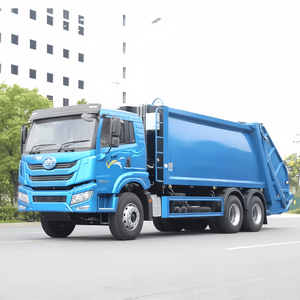 FAW 6x4 Diesel Automatic Transmission Euro 3 Compression Garbage Truck Rear Bin Lifter Compactor Truck - Product Image 3