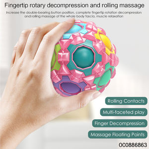 6 pièces lumineux fidget jouets <span class=keywords><strong>jeu</strong></span> <span class=keywords><strong>anti</strong></span>-<span class=keywords><strong>stress</strong></span> produits <span class=keywords><strong>silicone</strong></span> massage roller ball - Product Image 3