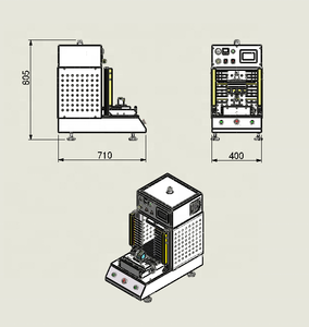 एम 3 स्क्रू नट हीट सम्मिलित और इंजेक्शन प्लास्टिक भागों के लिए एम्बेड मशीन - Product Image 6