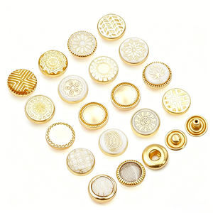 Boutons-pression métalliques en alliage de zinc pour vêtements, chemises, taille personnalisée - Product Image 1