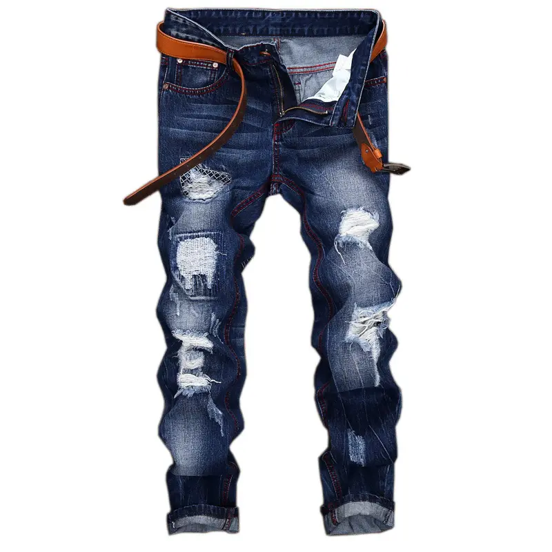 Оптовая продажа, джинсовые мужские прямые брюки в стиле ретро, оригинальная Мужская одежда, Прямая поставка