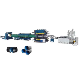 HDPE Double Wall Corrugated Pipe Price List PE Pipe Extrusion Machine