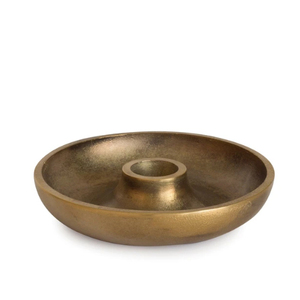 โบราณทองเหลืองโลหะเรียวเชิงเทียนผู้ถือตกแต่งงานแต่งงาน - Product Image 1