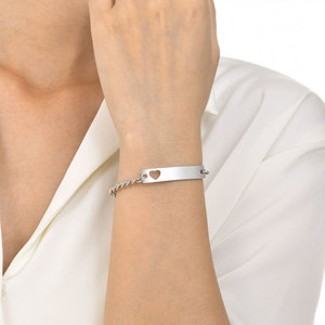 Bracelet et jonc ajustables en acier inoxydable 316L plaqué or 14K 18K, étanches et anti-ternissement, pour femme - Product Image 3