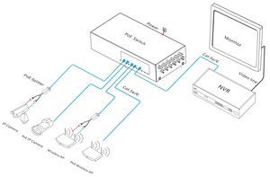 Switch PoE Inteligente Gigabit de 30W para Cámaras IP con 8 Puertos RJ45 10/100M + 2 Puertos Uplink 10/100/1000M - Product Image 2