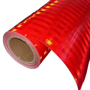 HIP PMMA Micro Prismatic Digital Printing Retro Film Reflective Sheeting Roll For Road Signs