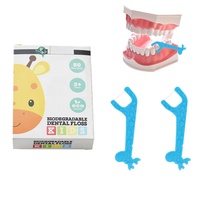 Disques dentaires de qualité supérieure 100% biodégradables, 50 pièces, brossons en bambou individuels pour enfants, 100 pièces