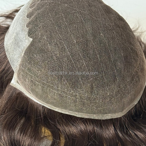 Système capillaire de remplacement pour hommes Q6 en cheveux humains naturels, confortable, fabriqué sur mesure par une usine chinoise en gros - Product Image 4