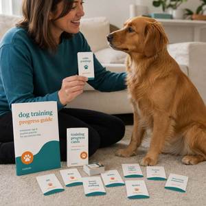 Carte Personalizzate per il Monitoraggio del Progresso dell'Addestramento del Cane, Set di Carte per Traguardi del Cane con Libretto Ricordo A5 Opzionale - Product Image 5