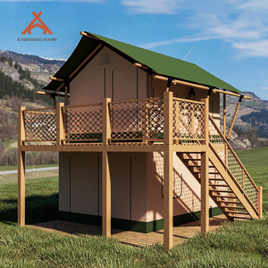 Kawagebo Kamp (KK) Lodge de villégiature en plein air, Glamping, Tentes de luxe pour safari, Tentes de luxe avec salle de bain, <span class=keywords><strong>Tente</strong></span> à double étage - Product Image 3