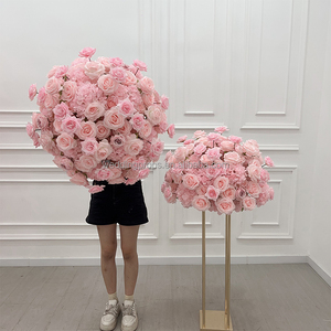 A04-200 a buon mercato 2m rosa rosa cuore arco Set di fiori decorazione festa di nozze arco fiore artificiale proposta di <span class=keywords><strong>sfondo</strong></span> - Product Image 6