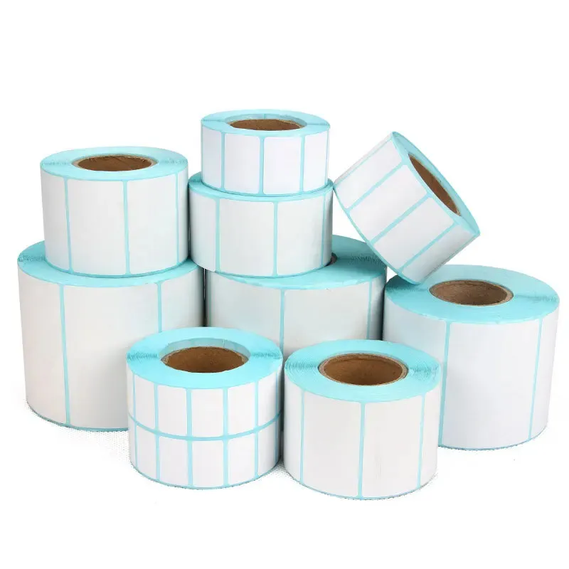 Wholesale Thermal Direct Printer Label Paper Custom Color Thermal Label Sticker Roll 100 X 150 Packaging Labels