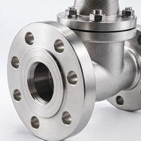 Vanne à opercule manuelle à bride métallique J41W-40P CF8 PN40 LUOKEFM pour eau douce à usage industriel avec garantie d'un an