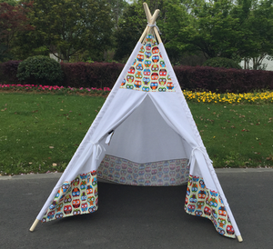 <span class=keywords><strong>Tienda</strong></span> de dormir <span class=keywords><strong>Tipi</strong></span> de lona de algodón para niños de alta calidad - Product Image 4