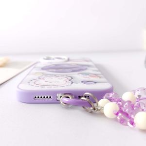 Eye deux-en-un peint bande ours Bracelet étui <span class=keywords><strong>de</strong></span> <span class=keywords><strong>téléphone</strong></span> portable pour iPhone <span class=keywords><strong>Samsung</strong></span> Xiaomi - Product Image 2