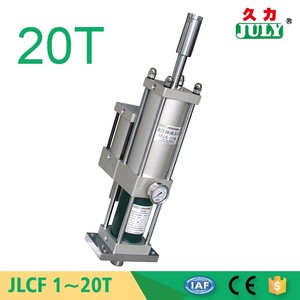 Cylindre hydraulique pneumatique en vente chaude, cylindre à piston de <span class=keywords><strong>20</strong></span> tonnes, huile hydraulique anti-usure VG 68, double action, aluminium, 50-400 mm/s - Product Image 2