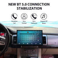 ZWNAV 13 ''Android 14 écran tactile GPS Navigation autoradio stéréo pour Jaguar XF 2008-2015 GPS Audio unité principale