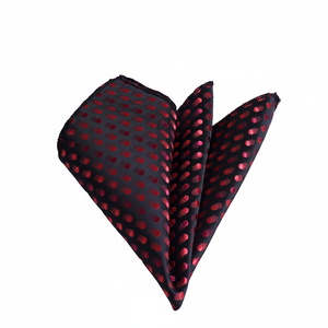 Cravate circulaire noire et bordeaux exclusive Exve pour vestes de costume CM4170 - Product Image 2