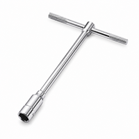 Outil de réparation automobile métrique chromé de haute qualité pour bricolage OEM 45 #   Clé à douille en acier de type T, 1000 lb-pi, poignée ergonomique, garantie de 3 ans